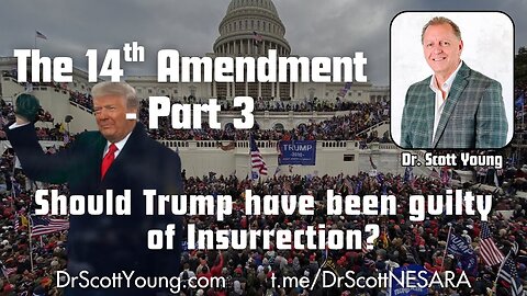 14th Amendment Third Section: Should Trump have been guilty of Insurrection?