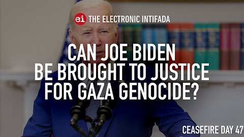 Can Joe Biden be brought to justice for Gaza genocide? with Sarah Leah Whitson