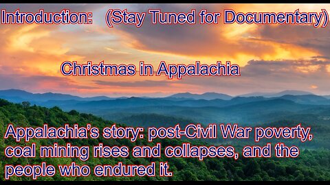 Christmas in Appalachia - Documentary
