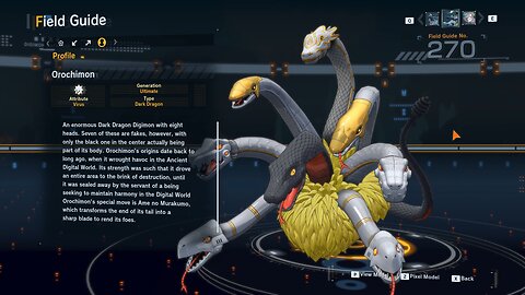 orochimon all digivolution/de-digivolution/profile Digimon Story Time Stranger