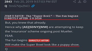 JUAN O SAVIN- The "Super Bowl" - The fun begins DIRECTLY AFTER 2 8 2026