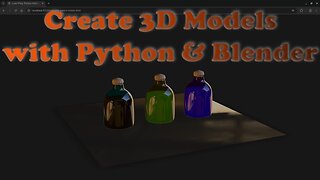 Create Stunning 3D Models for the Web with Blender & Python – Beginner Guide