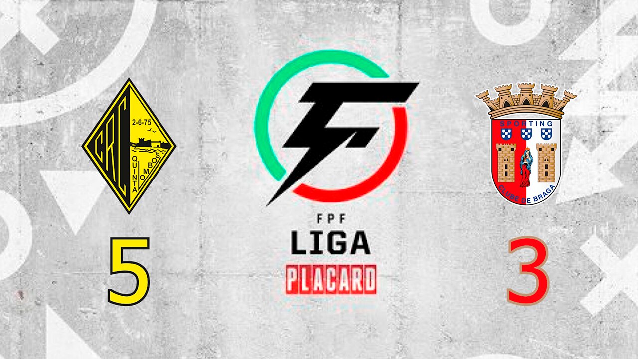 Quinta dos Lombos (5) X (3) SC Braga - 2º Jornada da Liga Placard 2024/25.