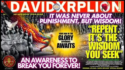 David XRPLion: MAJOR REVELATION REPENT 4 WISDOM - JUST RELEASED -Must Watch (New Video) TRUMP NEWS