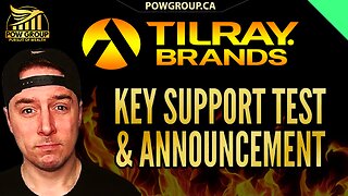 Tilray Brands Key Support Test & Exciting Announcement