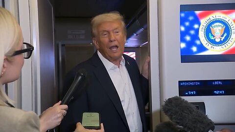 🗣 Trump: I get along with the tough world leaders, I don't get along with the weak ones