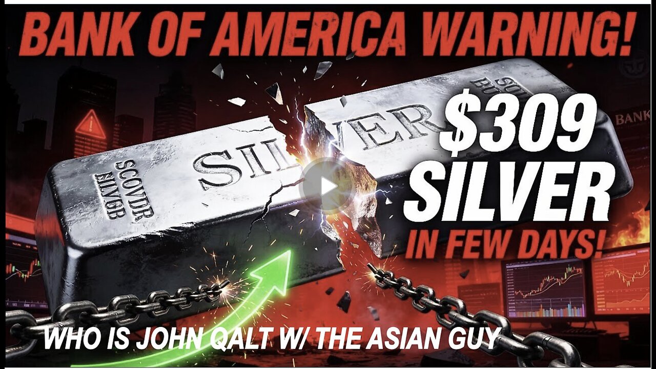 BANK OF AMERICA SURRENDERS: BofA Just Issued a $309 Silver Alert (Physical Premiums Exploding)
