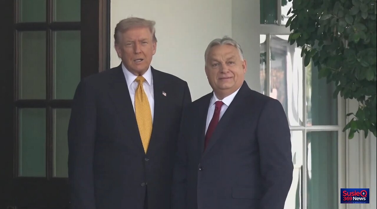 Trump meets with Hungarian Prime Minister Viktor Orbán