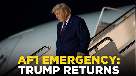 BREAKING NEWS LIVE | Air Force One Returns to Joint Base Andrews Moments After Takeoff