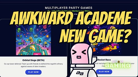 Awkward Academe Arcade: VTuber Tries New Game! (Wefobz Gaming)