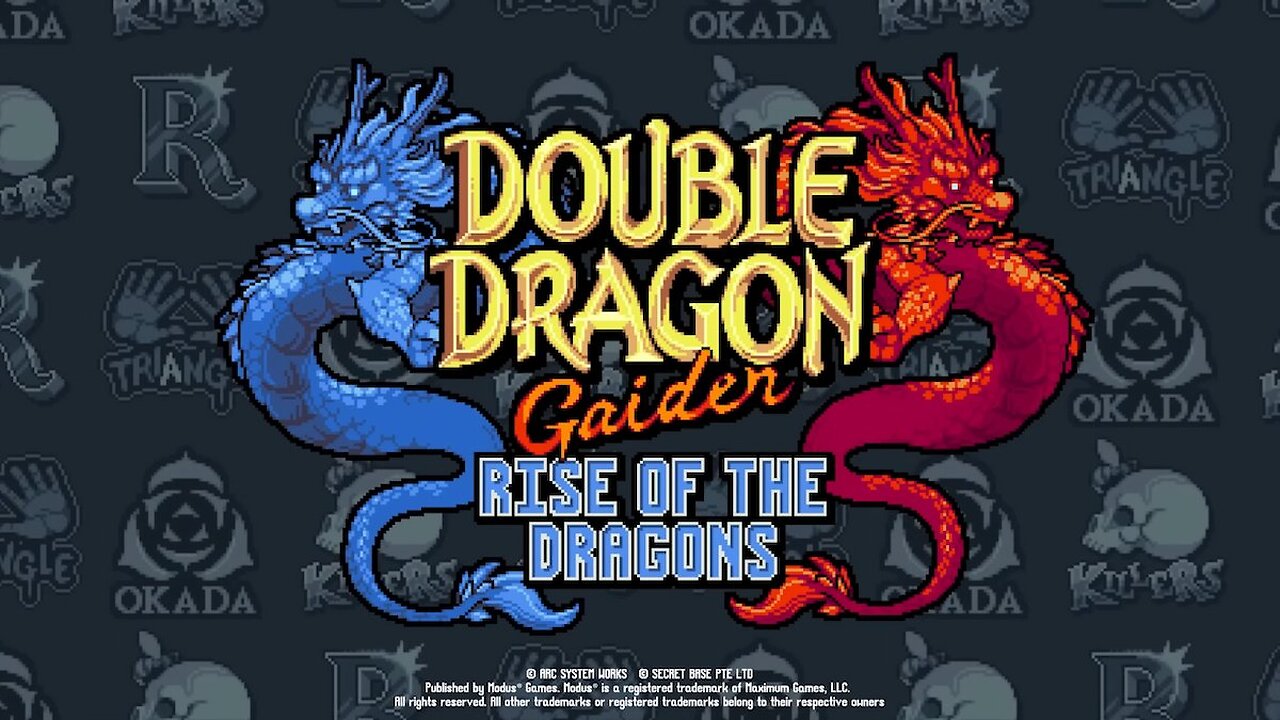 Double Dragon Gaiden Rise of the Dragons triangles sector 1-3