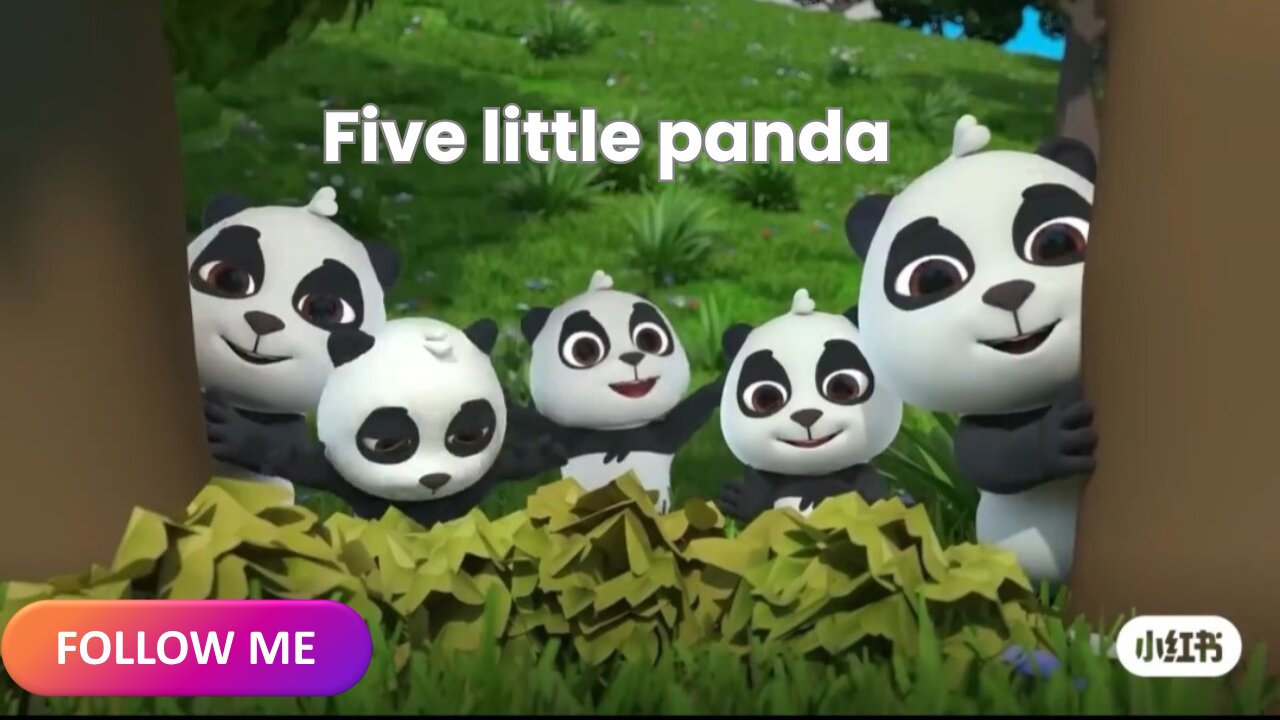Five Little Pandas 🐼 | Fun Counting Song for Kids Description: