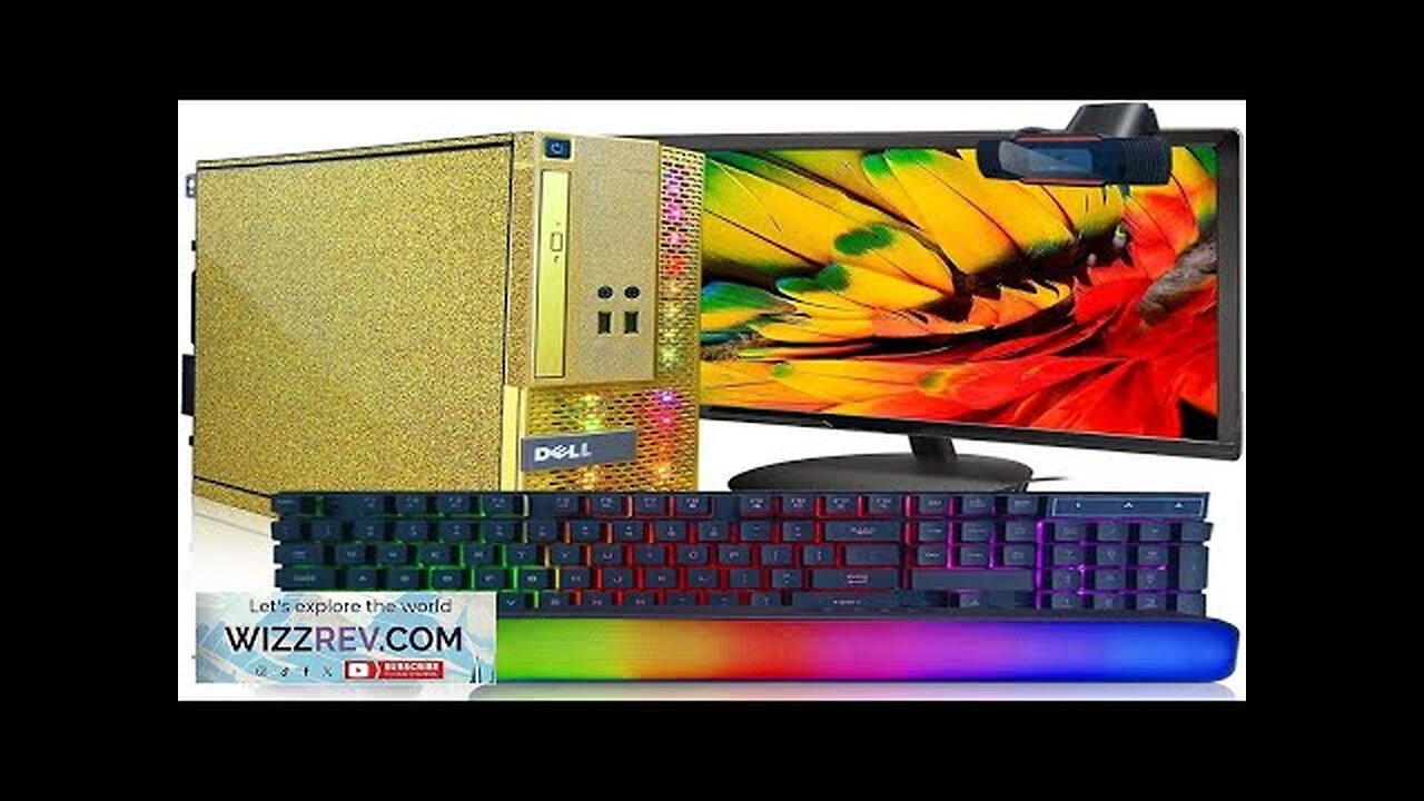 PC Gold Treasure Box RGB Dell Desktop Quad Core I5 Review