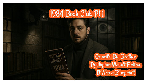 1984 Book Club Pt 1: Orwell's Big Brother Dystopian Wasn't Fiction; It Was a Blueprint!