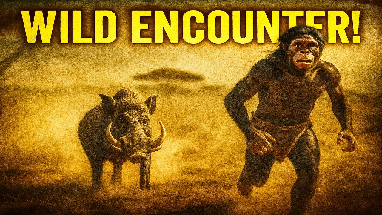 The Day the Wild Boar Crossed Paths with the Primitive Man! 😨 #PrimitiveTribes
