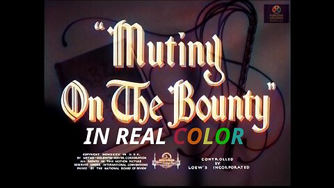 🎬 Mutiny on the Bounty (1935) | In Real Color | Full Movie