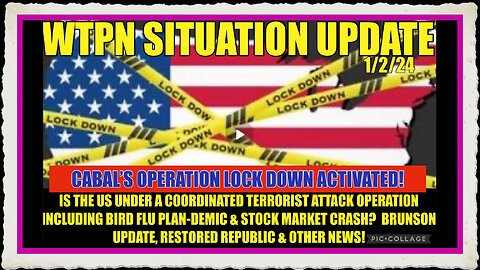 IS THE US UNDER COORDINATED TERRORIST ATTACKS INCLUDING BIRD FLU TO LOCK COUNTRY DOWN