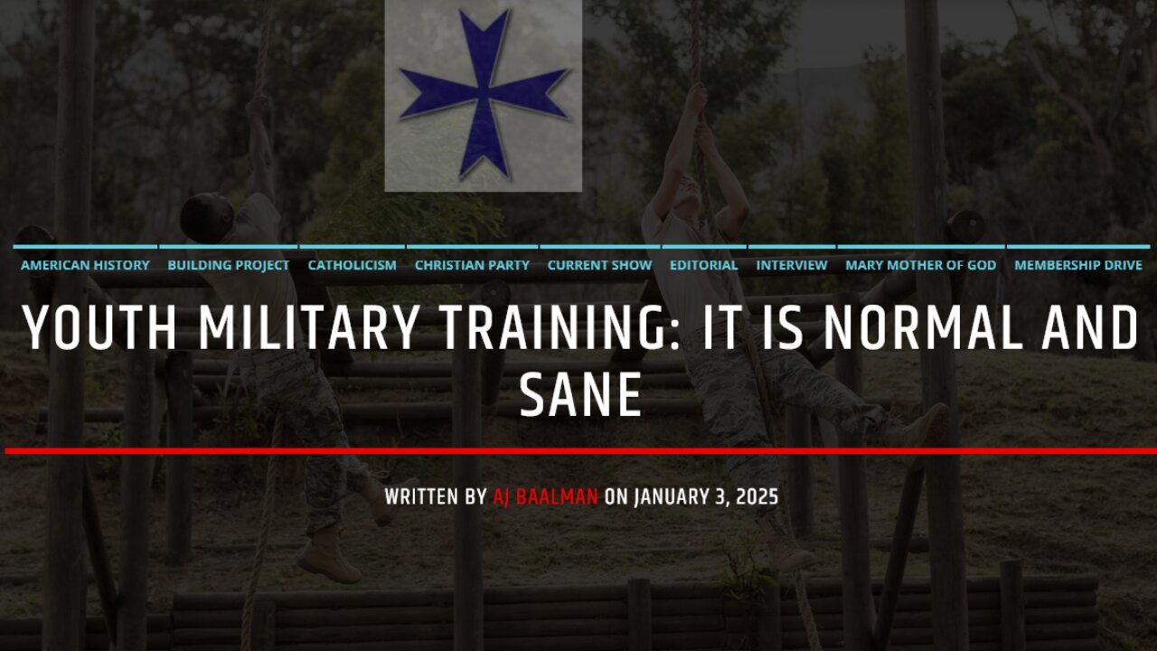 Youth Military Training: It Is Normal and Sane