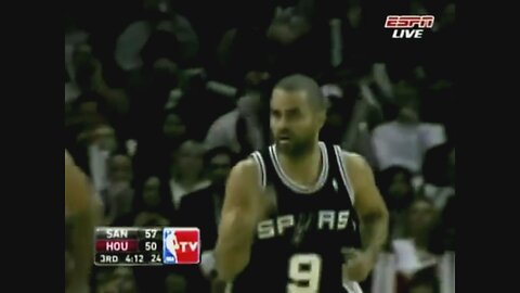 Tony Parker 28 Points 8 Ast @ Rockets, 2008-09.