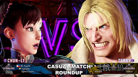 Kuya Kalbo SF6 Casual Match Roundup. Chun Li 4 star Diamond Rank [Hori Fight Stick]