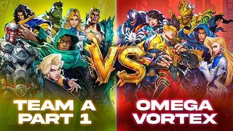 Omega Vortex vs Team A 🔥 Part 1 | Marvel Rivals