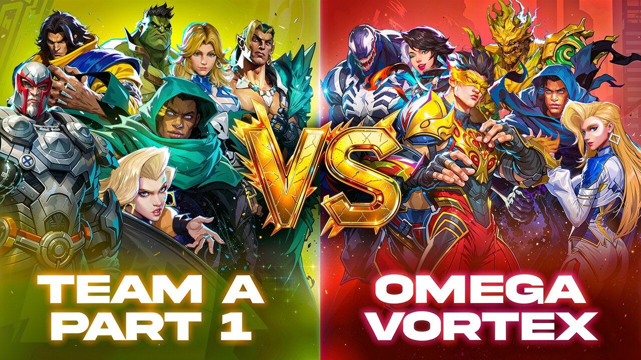 Omega Vortex vs Team A 🔥 Part 1 | Marvel Rivals