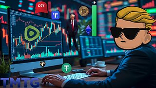 DJT STOCK CHARTS LIVE RUM BTC ETH XRP XLM GOLD SILVER