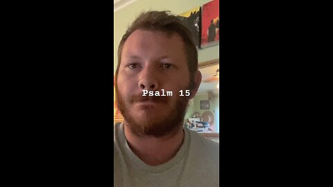 Psalm challenge day 15