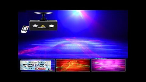 450MW RGB Aurora Laser Projector LED Dj Stage Lighting Effect Water Wave Review