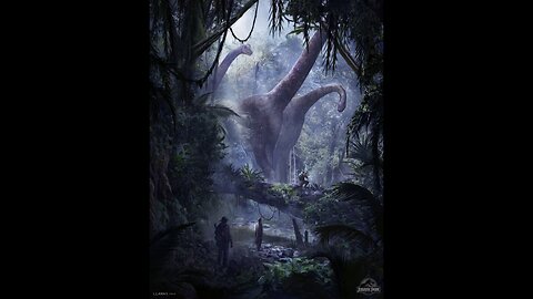 ASMR dinosaur and rain