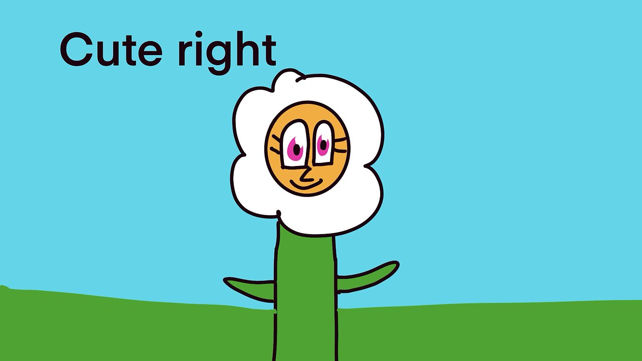 A flower love animation