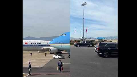 President Xi arrives in South Korea to meet with President Trump