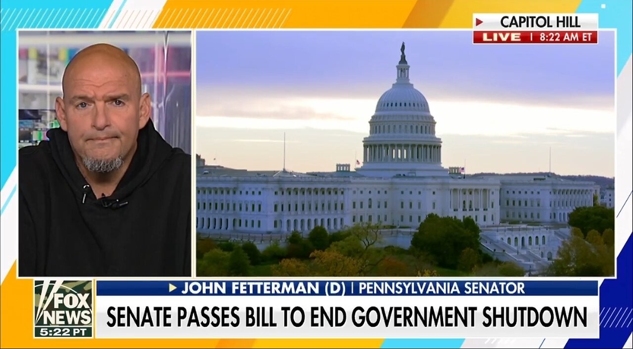 Sen Fetterman: Democrat Party CROSSED THE LINE