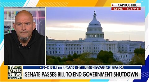 Sen Fetterman: Democrat Party CROSSED THE LINE