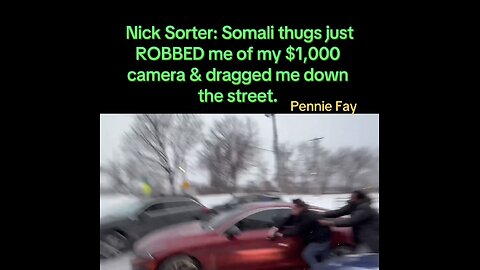 Somali woman steals MAGA reporter’s camera, drags him with car