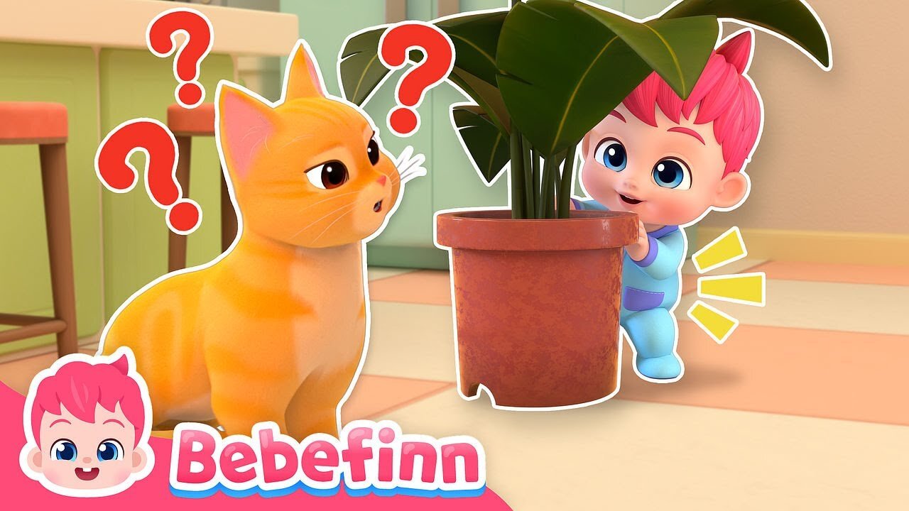 😻 Hide and Seek with BooㅣSong for KidsㅣBebefinn Nursery Rhymes