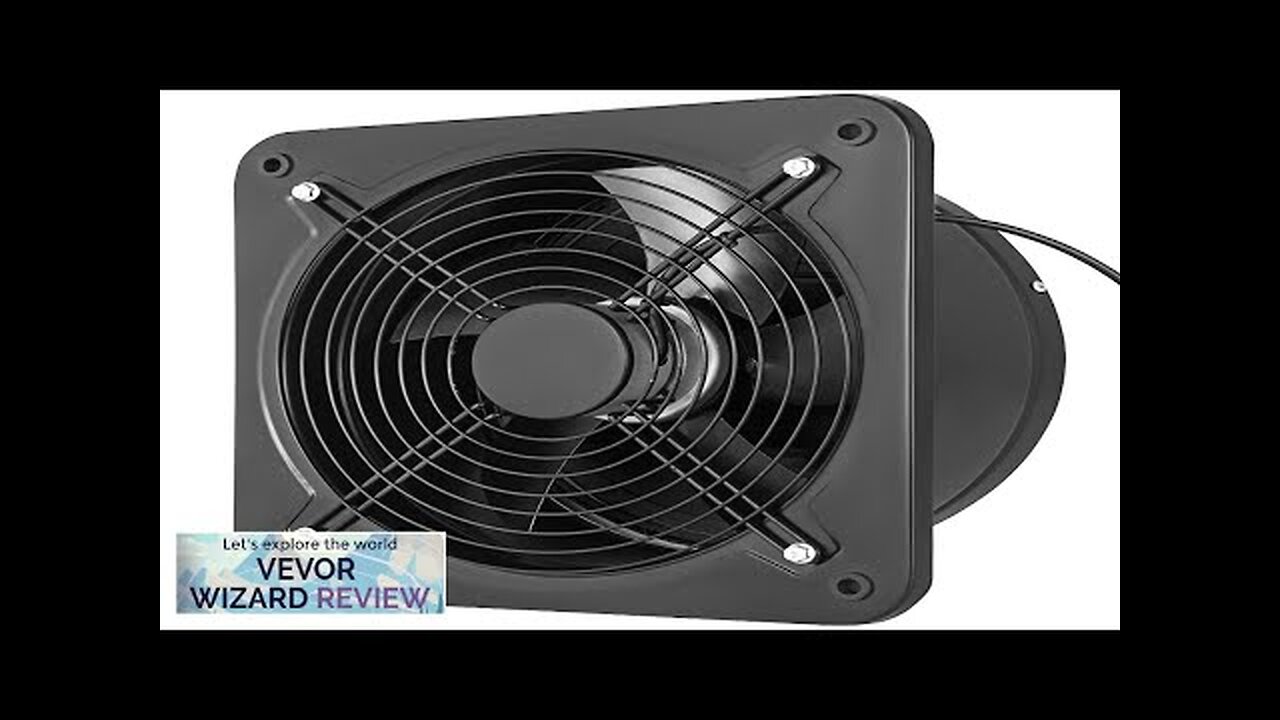 12'' Ventilation Extractor Exhaust Fan Blower Wall Mount Kitchen Bathroom Toilet Review