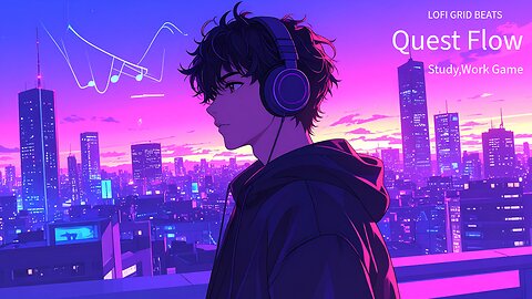 Lo-Fi Upbeat EDM Mix Vol. 1 | Chill Beats for Study, Work, Game – Quest Flow