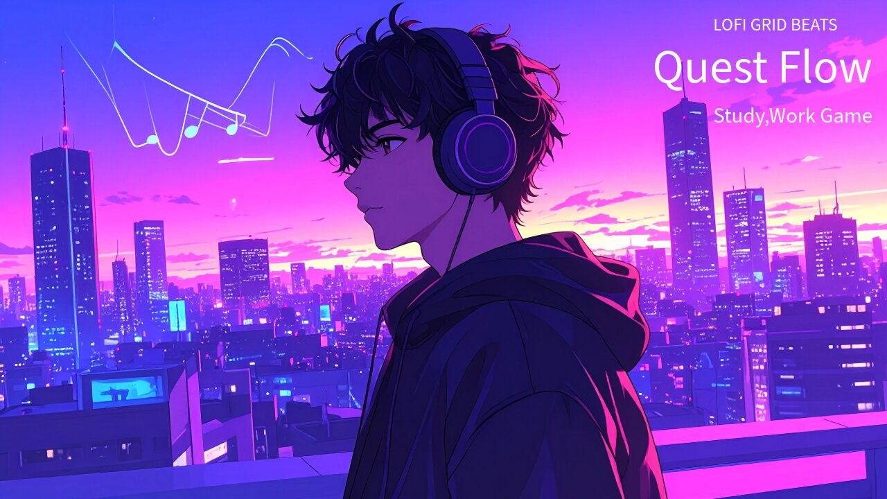 Lo-Fi Upbeat EDM Mix Vol. 1 | Chill Beats for Study, Work, Game – Quest Flow