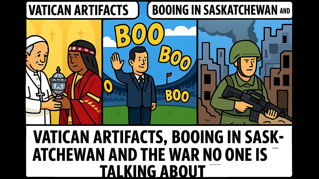 Vatican Artifacts, Booing in Manitoba and the War No One is Talking About
