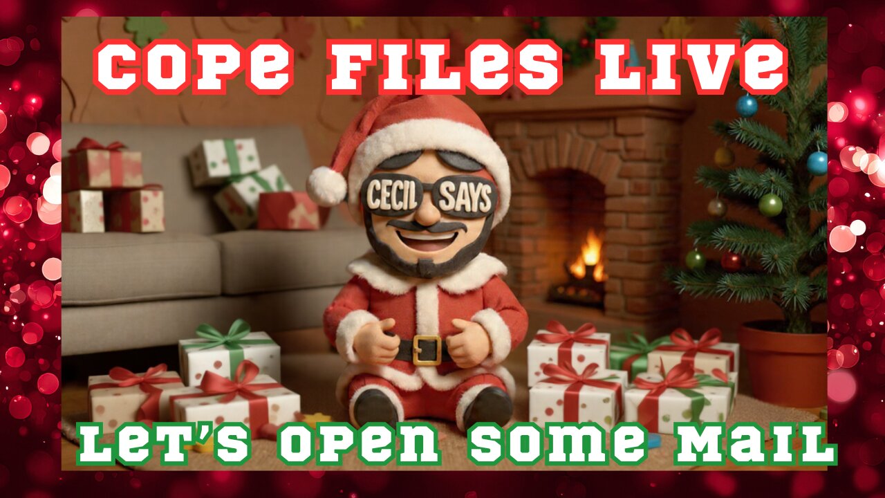 Cope Files Live! - Afternoon Christmas Cope & Gift Opening!