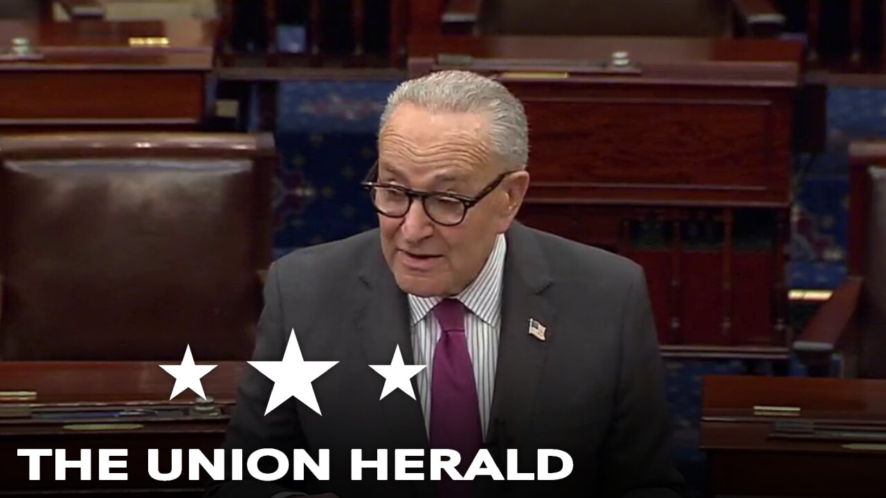 Senate Democratic Leader Schumer Delivers Remarks on the 21st Day of the Government Shutdown