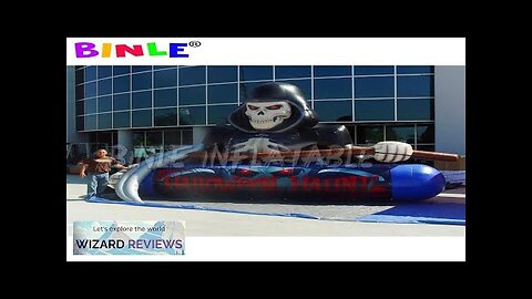 Customized outdoor event advertising 6mlong large Inflatable grim reaper Halloween character Review