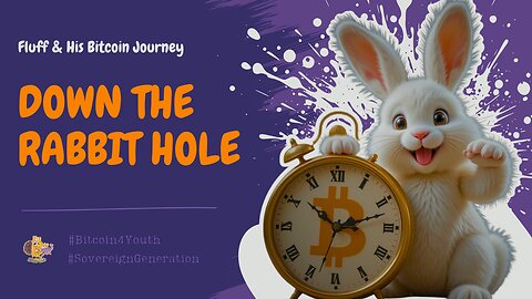 FLUFF & HIS BITCOIN RABBIT HOLE