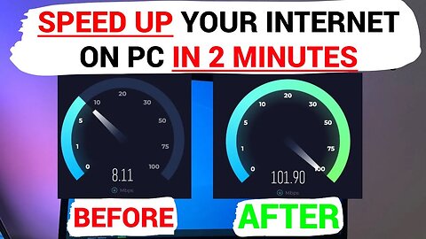 How to Speed Up Internet on Your Windows 10,11 PC in 2 Minutes, Wifi and Ethernet