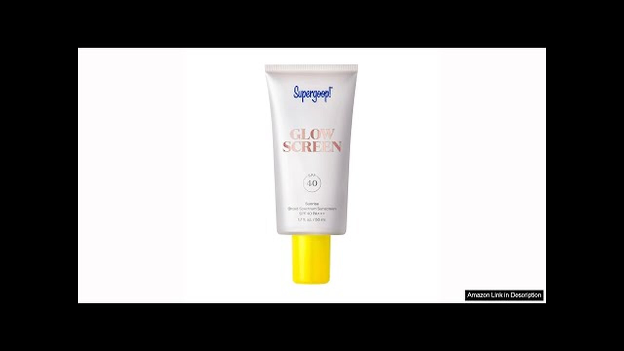 Supergoop! Glowscreen SPF 40 - Glowy Sunscreen Primer with Hyaluronic Acid, Vitamin Review