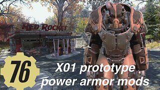 Fallout 76, X01 experimental power armor mods, plan,vender