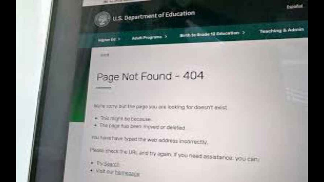 Govt. Web Pages That Have Gone Dark to Comply With Trump Orders