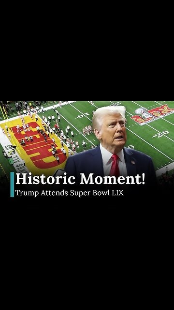 President Trump at Super Bowl VIRAL SCENES