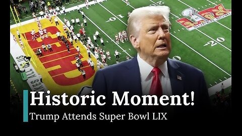 President Trump at Super Bowl VIRAL SCENES 